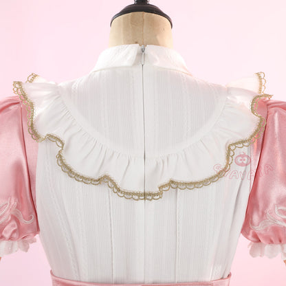 Gvavaya Game Cosplay Kiriko Pink Cat Maid Cosplay Costume