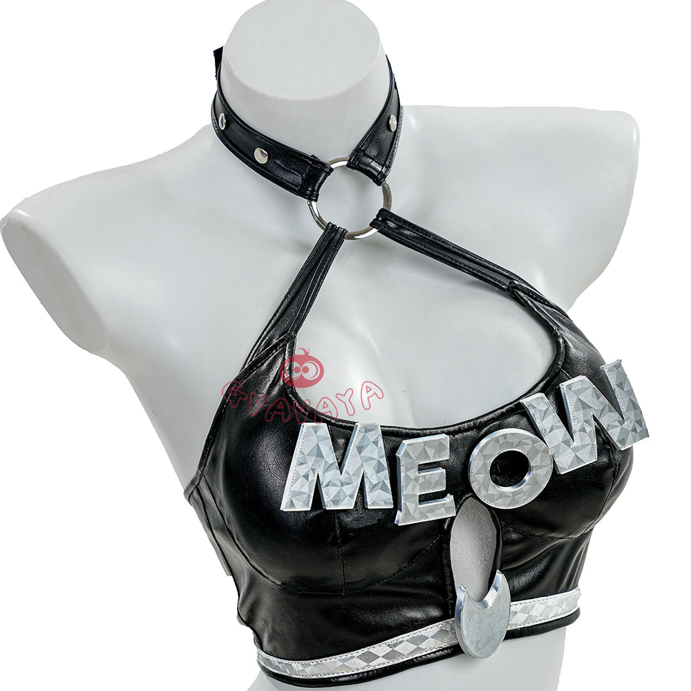 Gvavaya Game Cosplay MR Black Cat Urban Predator Cosplay Costume