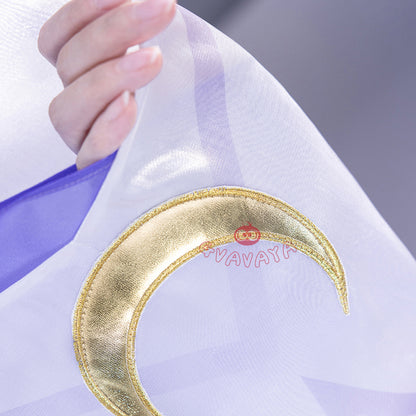 Gvavaya Game Cosplay Genshin Impact Cosplay Columbina (Damselette) Cosplay Costume A