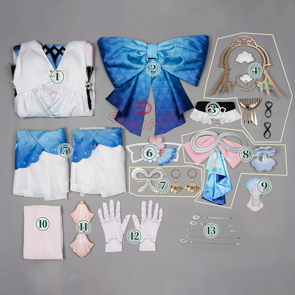 Gvavaya Game Cosplay Honkai Star Rail Cosplay Pearl Cosplay Costume