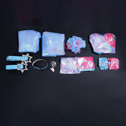 Gvavaya Game Cosplay MR Luna Snow‌ Disco Pop Cosplay Costume