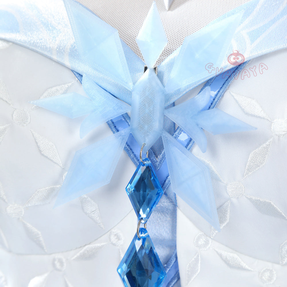 Gvavaya Game Cosplay Genshin Cryo Archon Tsaritsa Cosplay Costume