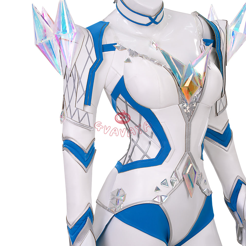 Gvavaya Game Cosplay White Queen Cosplay Emma Frost Cosplay Costume A