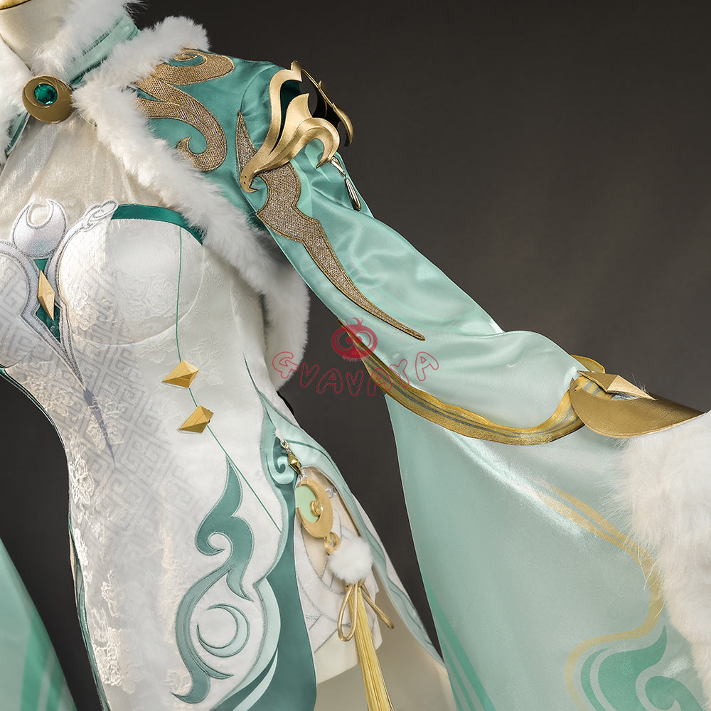 Gvavaya Game Cosplay Genshin Impact Cosplay Zibai Cosplay Costume