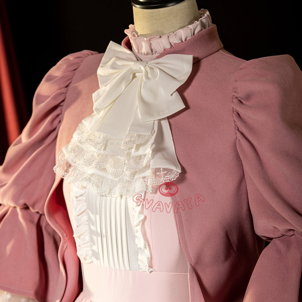 Gvavaya Cosplay GOSICK Cosplay Costume Victorique De Blois Pink Dress Suit Cosplay