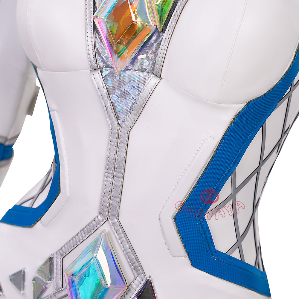 Gvavaya Game Cosplay White Queen Cosplay Emma Frost Cosplay Costume A