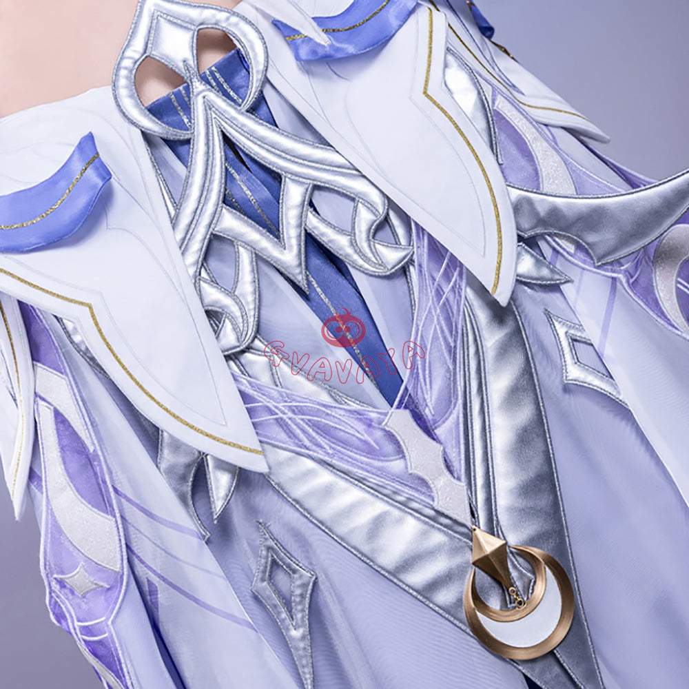 Gvavaya Game Cosplay Genshin Impact Cosplay Columbina (Damselette) Cosplay Costume A