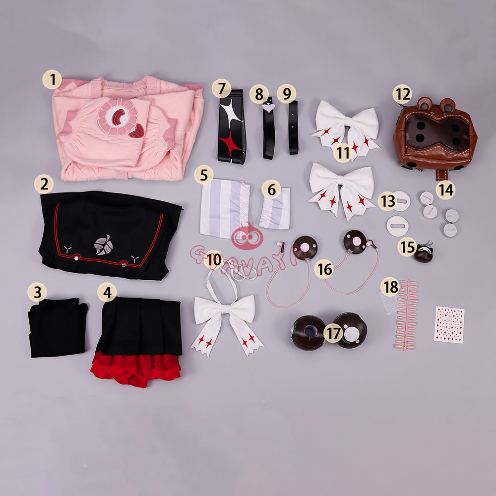 Gvavaya Game Cosplay Zenless Zone Zero Cosplay Ukinami Yuzuha Cosplay Costume