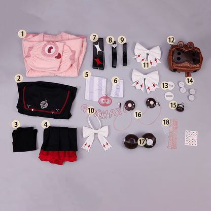 Gvavaya Game Cosplay Zenless Zone Zero Cosplay Ukinami Yuzuha Cosplay Costume