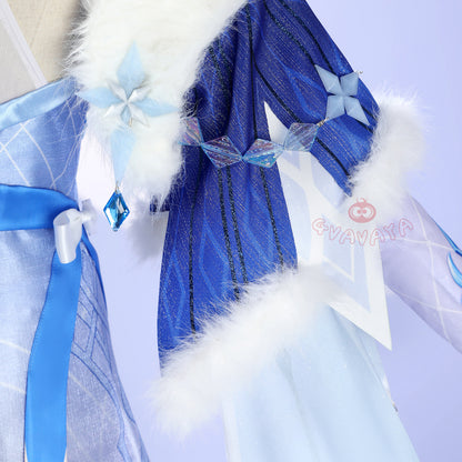 Gvavaya Game Cosplay Genshin Cryo Archon Tsaritsa Cosplay Costume