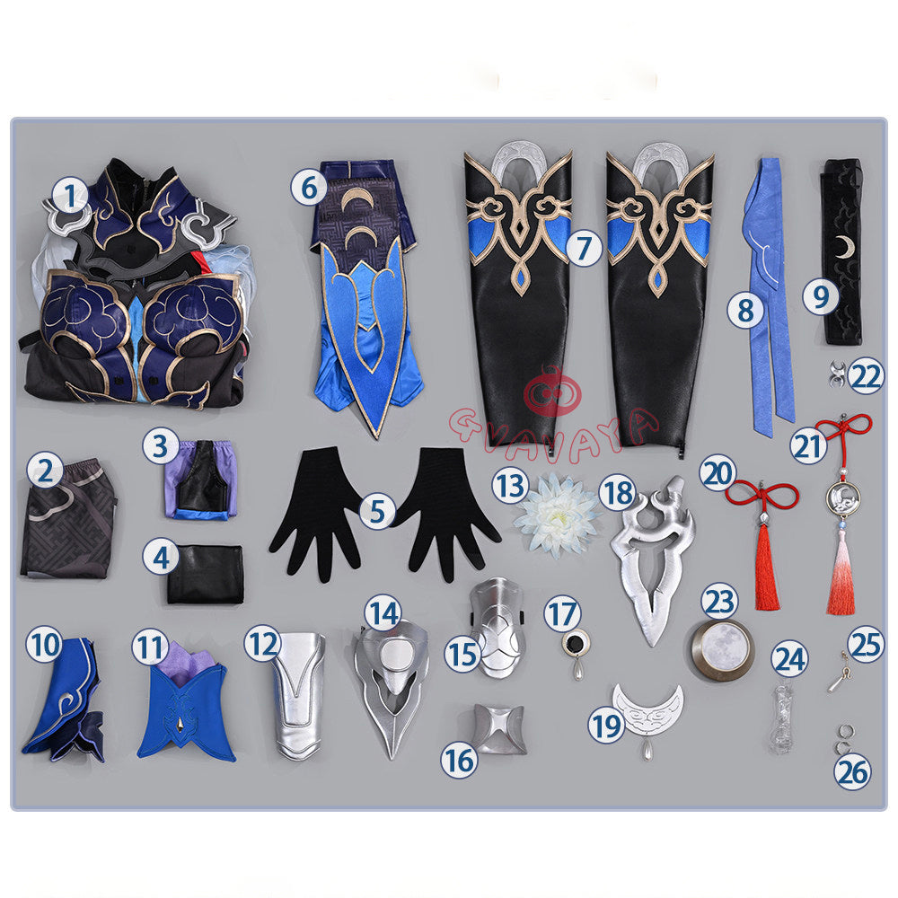 Gvavaya Game Cosplay Honkai Star Rail Cosplay Jingliu Cosplay Costume