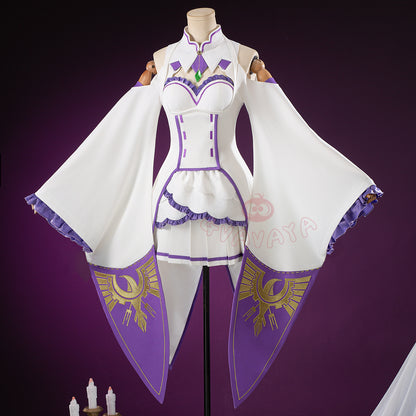 Gvavaya Anime Cosplay Re Zero Cosplay Emilia Cosplay Costume
