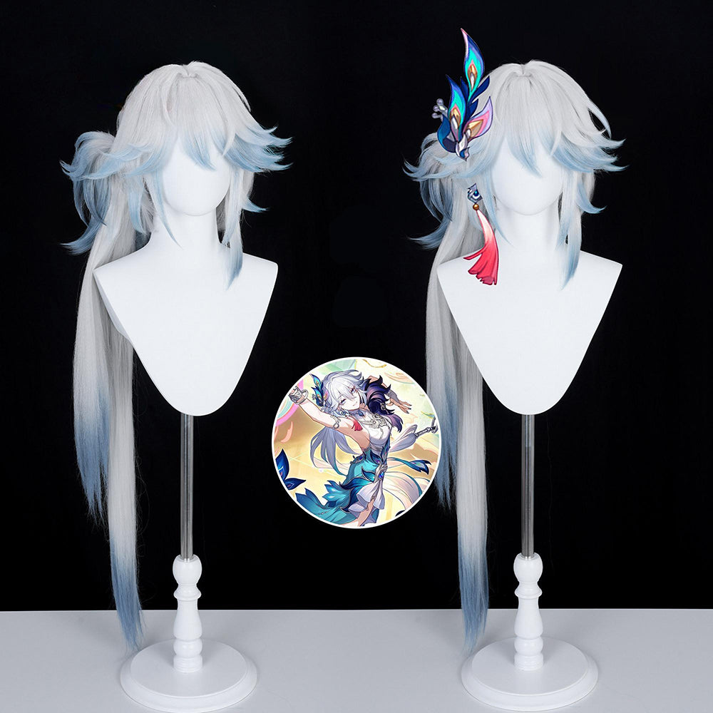 Gvavaya Game Cosplay Honkai Star Rail Yao Guang Cosplay Wig 100cm Wig