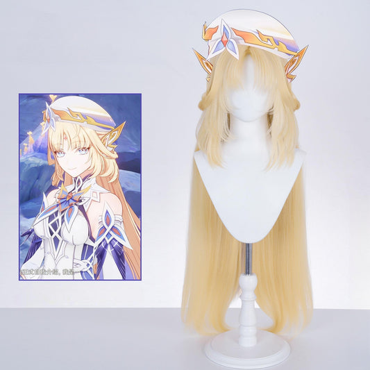 Gvavaya Game Cosplay Genshin Impact Nicole Reeyn Cosplay Wig 100cm Wig
