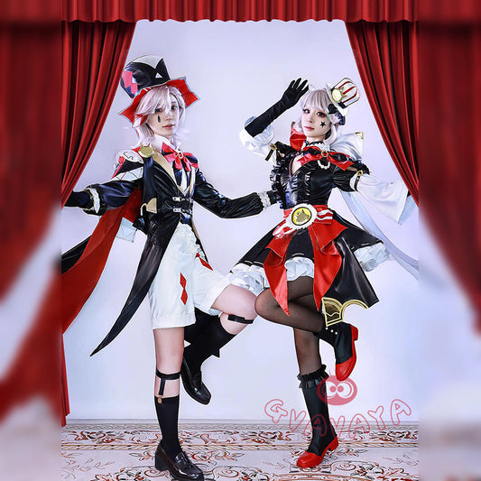 Gvavaya Game Cosplay Genshin Impact × KFC Cosplay Lyney & Lynette Cosplay Costume