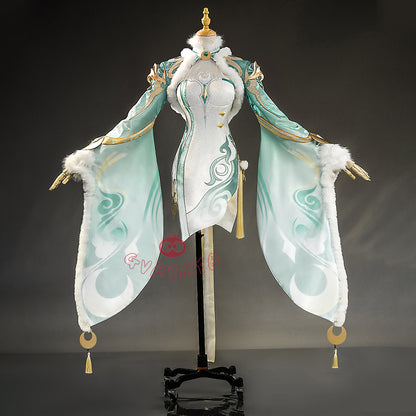 Gvavaya Game Cosplay Genshin Impact Cosplay Zibai Cosplay Costume