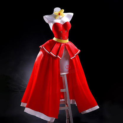 Gvavaya Cosplay HH Cosplay Charlie Morningstar Red Party Dress Charlie Cosplay Costume