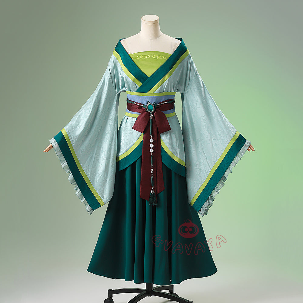Gvavaya Anime Cosplay The Apothecary Diaries Cosplay Kusuriya no Hitorigoto Maomao Green Cosplay Costume