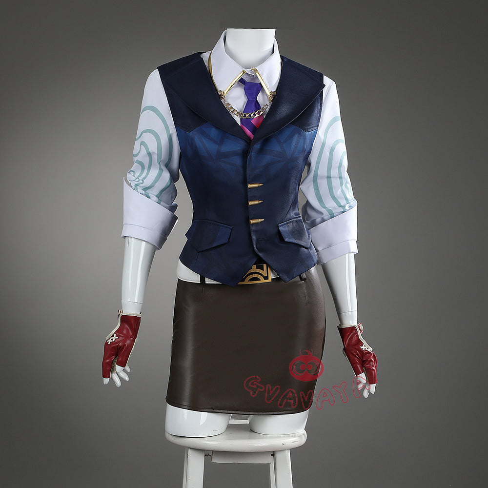 Gvavaya Game Cosplay Valorant Cosplay Chamber Female Ver. Cosplay Costume