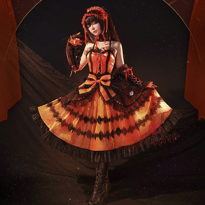 Gvavaya Cosplay DATE A LIVE  Cosplay Costume Tokisaki Kurumi (Nightmare) Cosplay