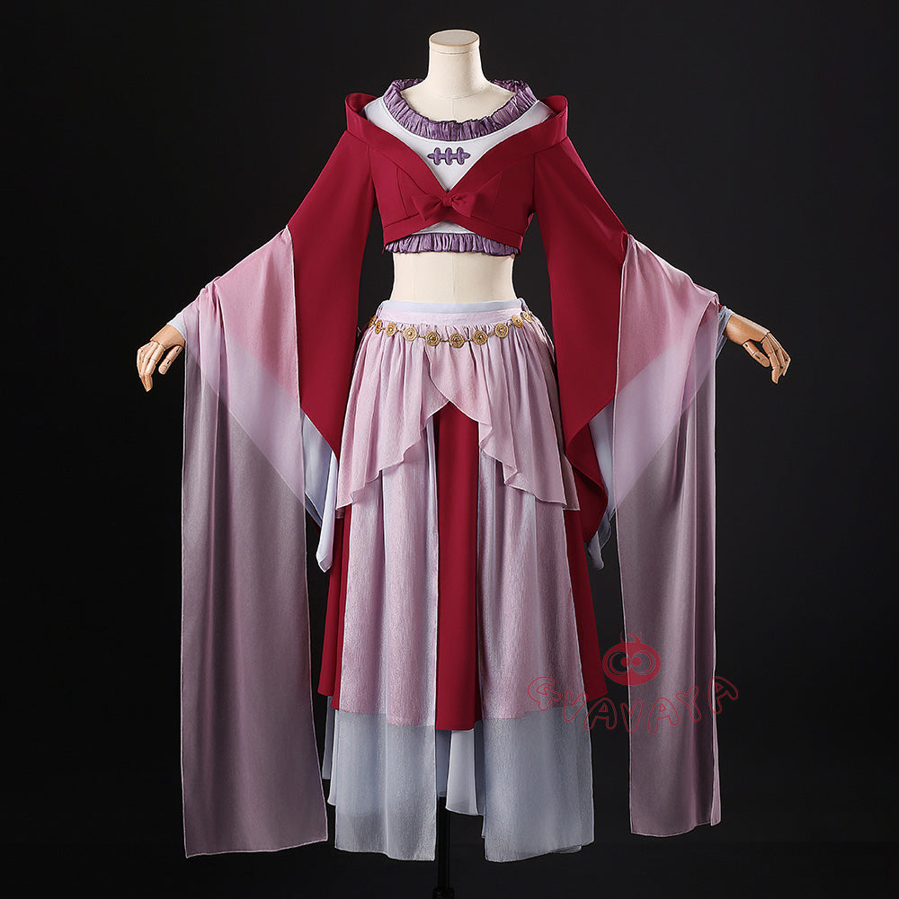 Gvavaya Anime Cosplay The Apothecary Diaries Cosplay Maomao Dance Red Dress Maomao Cosplay Costume