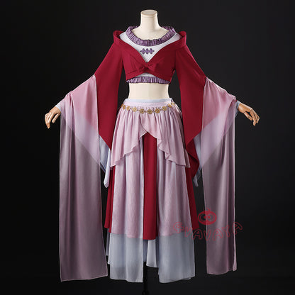 Gvavaya Anime Cosplay The Apothecary Diaries Cosplay Maomao Dance Red Dress Maomao Cosplay Costume