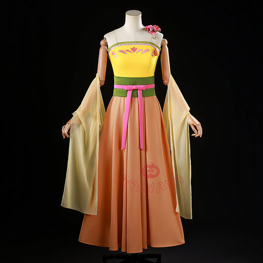 Gvavaya Anime Cosplay The Apothecary Diaries Cosplay Maomao Yellow Dress Maomao Cosplay Costume