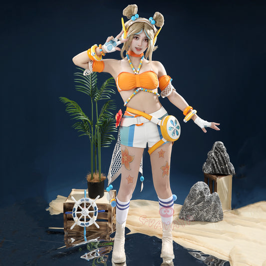 Gvavaya Game Cosplay Beachside Juno Cosplay Costume