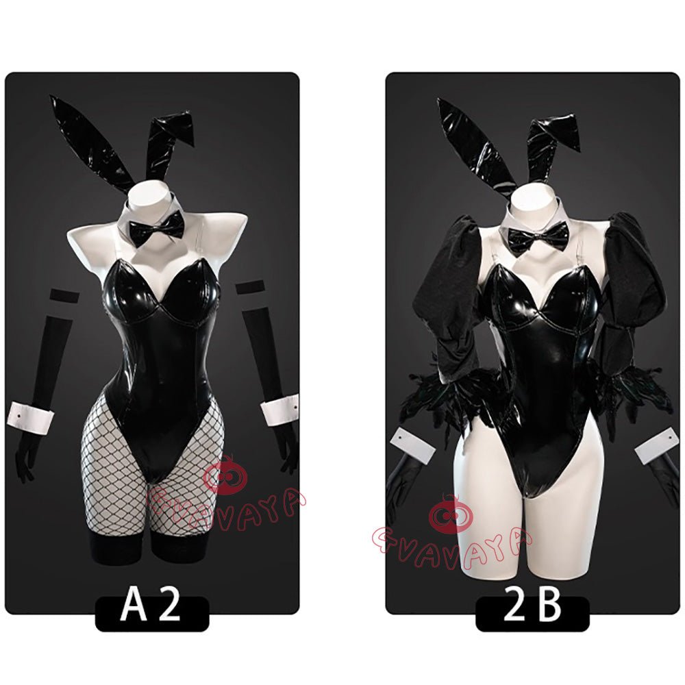 Gvavaya Game Cosplay NieR:Automata Cosplay A2/2B Bunny Girl Cosplay Costume