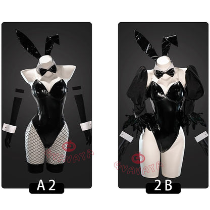 Gvavaya Game Cosplay NieR:Automata Cosplay A2/2B Bunny Girl Cosplay Costume