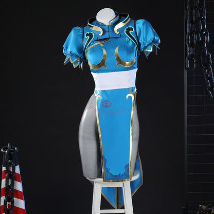 Gvavaya Game Cosplay Overwatch 2 x Street Fighter 6 Cosplay Chunli Juno Cosplay Costume