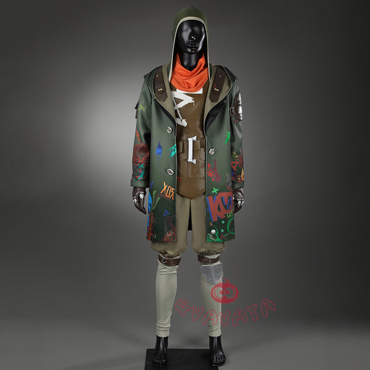 Gvavaya Game Cosplay League of Legends Cosplay the Boy Who Shattered Time: Ekko Cosplay Costume