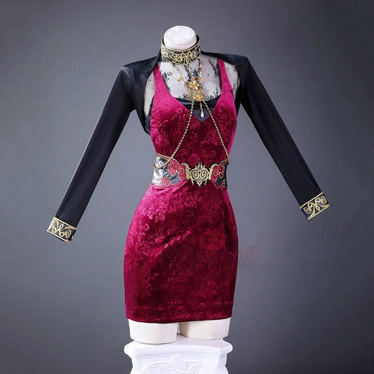 Gvavaya Game Cosplay Resident Evil 30th Anniversary Ada Wong Cosplay Costume