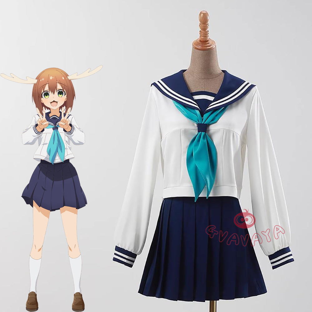 Gvavaya Cosplay My Deer Friend Nokotan Cosplay Shikanoko Noko Cosplay Costume