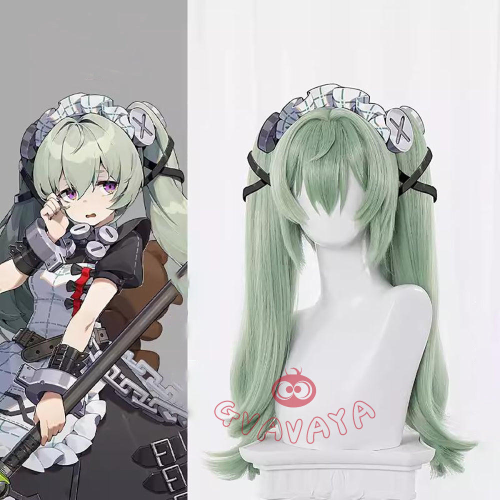 Gvavaya Game Cosplay Zenless Zone Zero Corin Wickes Cosplay Wig Matcha Green 56cm Hair