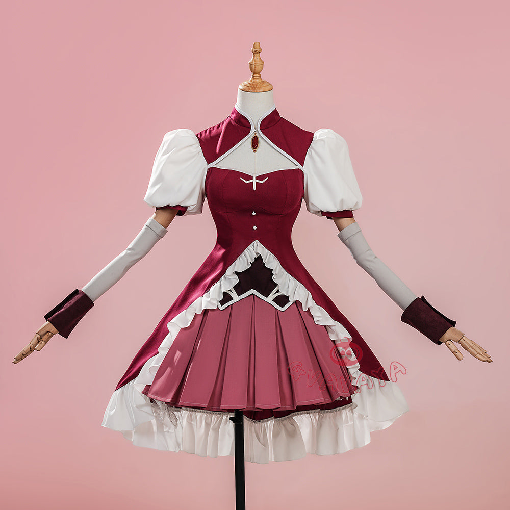 Gvavaya Anime Cosplay Puella Magi Madoka Magica Cosplay Kyoko Sakura Cosplay Costume