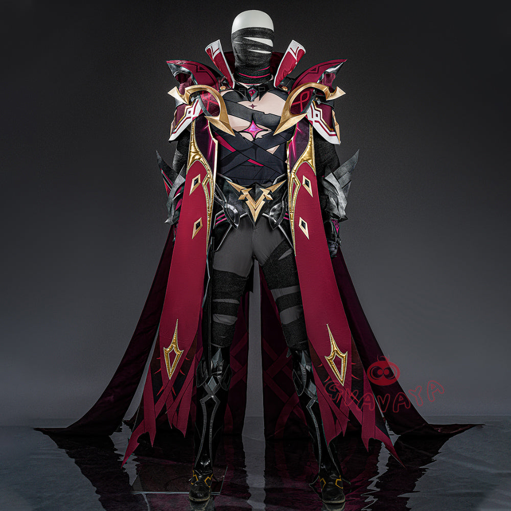 Gvavaya Game Cosplay Genshin Impact Cosplay Rerir(Rächer of Solnari) Cosplay Costume