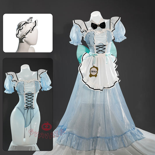 Gvavaya Game Cosplay Goddess of Victory: Nikke Cosplay Cinderella Maid Cosplay Costume