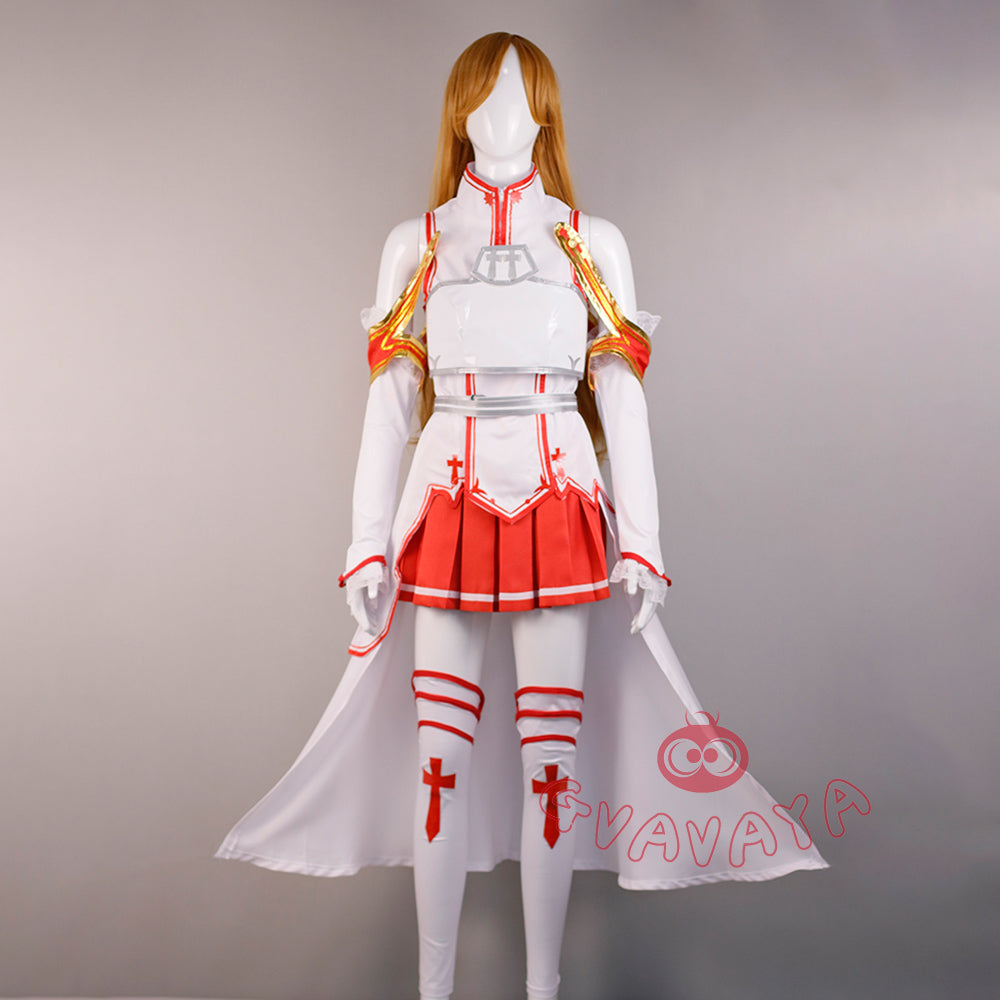 Gvavaya Anime Cosplay Sword Art Online Cosplay Y ki Asuna Cosplay Cost