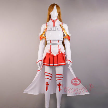 Gvavaya Anime Cosplay Sword Art Online Cosplay Yūki Asuna Cosplay Costume