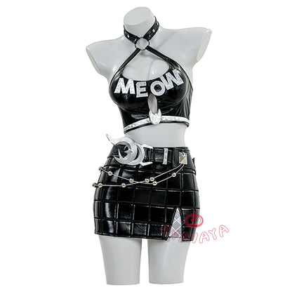 Gvavaya Game Cosplay MR Black Cat Urban Predator Cosplay Costume