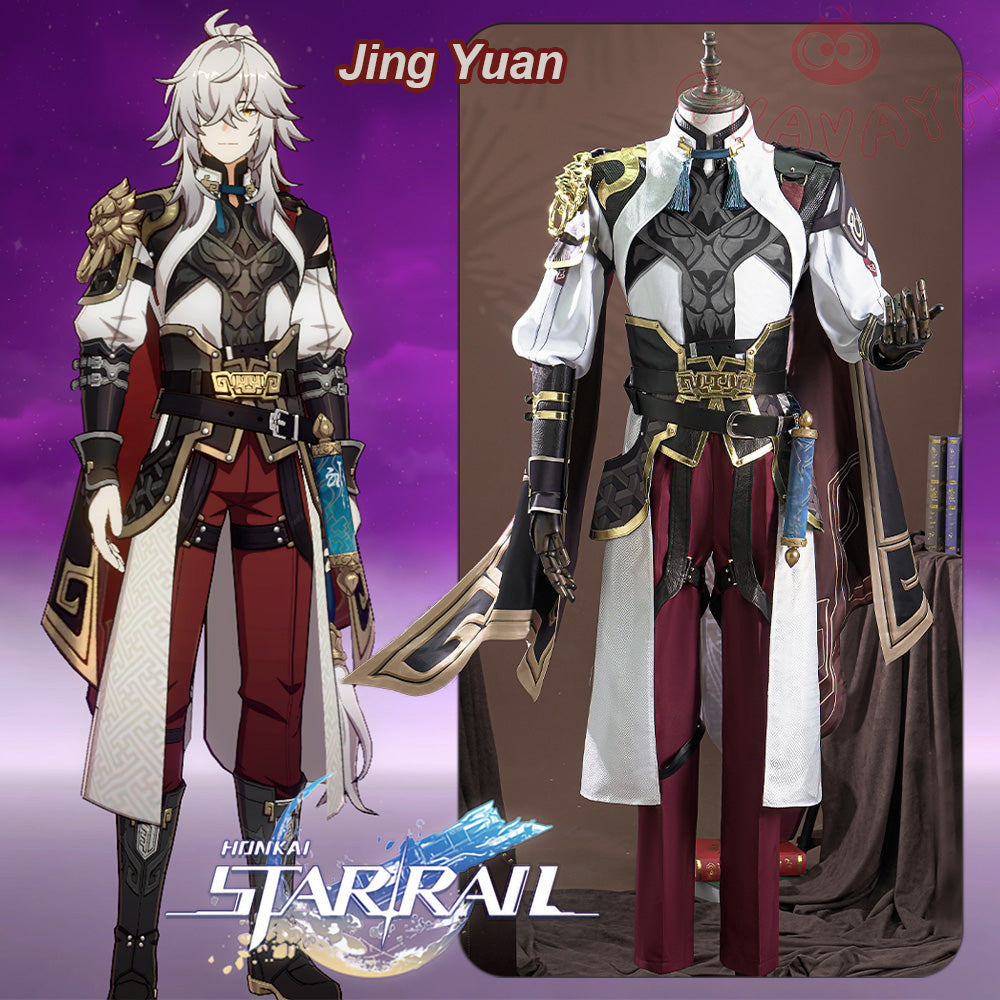 Gvavaya Game Cosplay Honkai Impact: Star Rail Cosplay Star Rail Jing Yuan Cosplay Costume