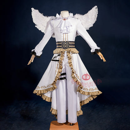 Gvavaya Anime Cosplay BLUE LOCK Cosplay Hyoma Chigiri White Angel Suit Cosplay Costume