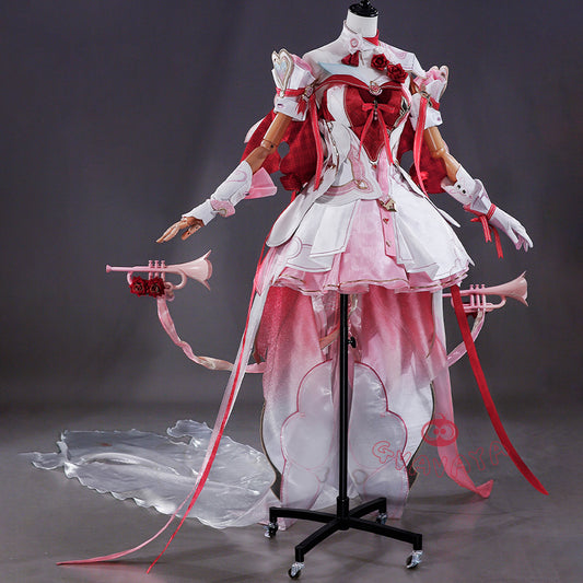 Gvavaya Game Cosplay Honkai Impact 3rd Cosplay Costume Elysia Hi Love Elf Cosplay Costume