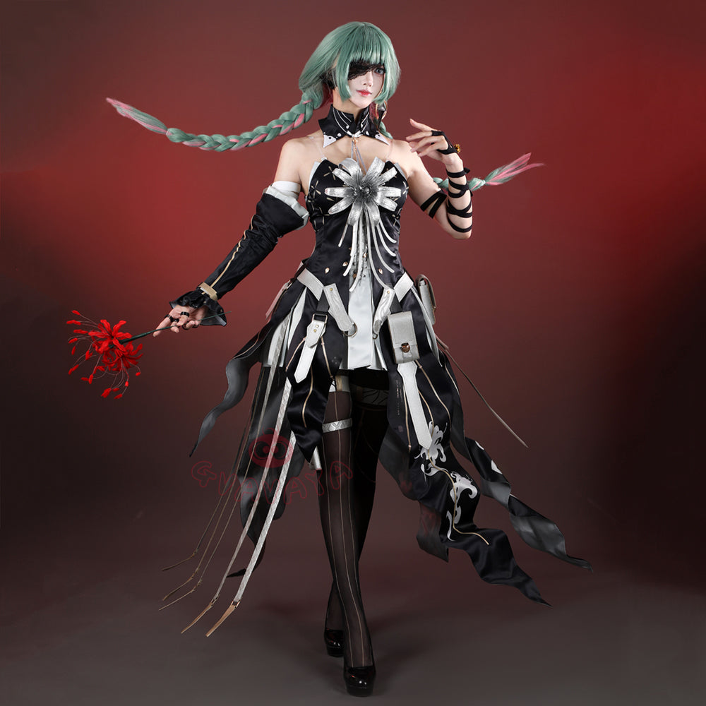Gvavaya Game Cosplay WuWa Cosplay Dark Phrovola Cosplay Costum