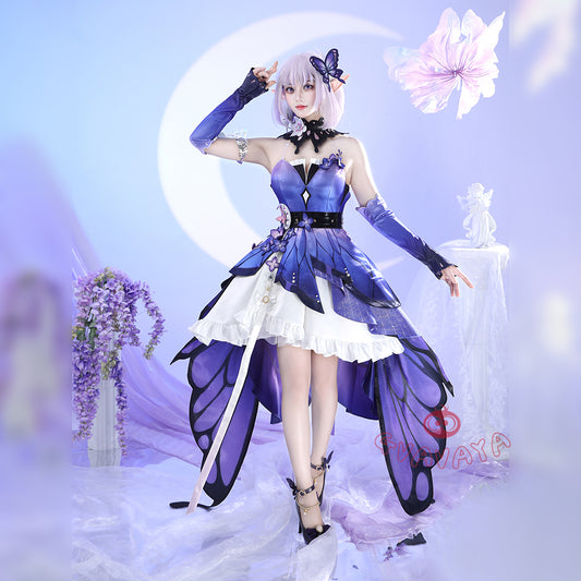 Gvavaya Game Cosplay Honkai Star Rail Cosplay Castorice Gossamer Flutter Splash Art Cosplay Costume