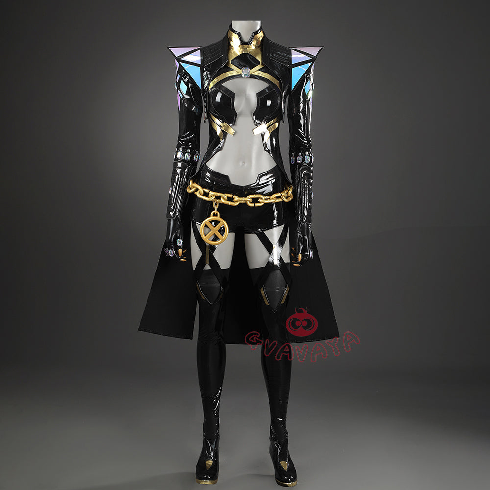 Gvavaya Game Cosplay White Queen Cosplay Emma X-Revolution Cosplay Costume