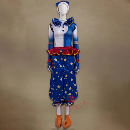 Gvavaya Game Cosplay Halloween Clown Cosplay Costume Five Nights at Freddys Cosplay Sundrop And Moondrop Cosplay Costume