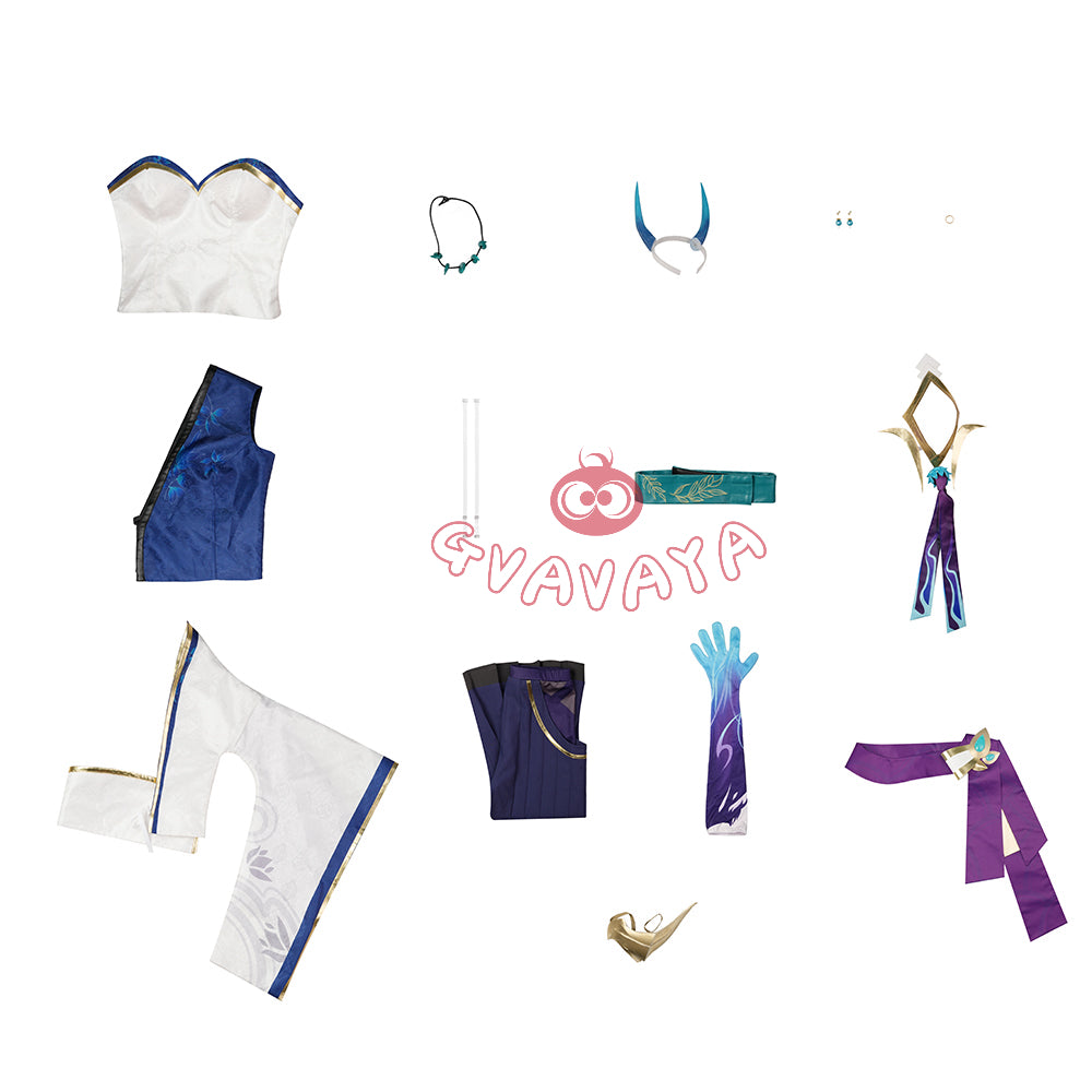 Gvavaya Game Cosplay League of Legends Cosplay Spirit Blossom Irelia Cosplay Costume