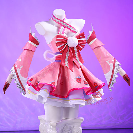 Gvavaya Game Cosplay Psylocke Daring Daifuku Pink Cosplay Costume